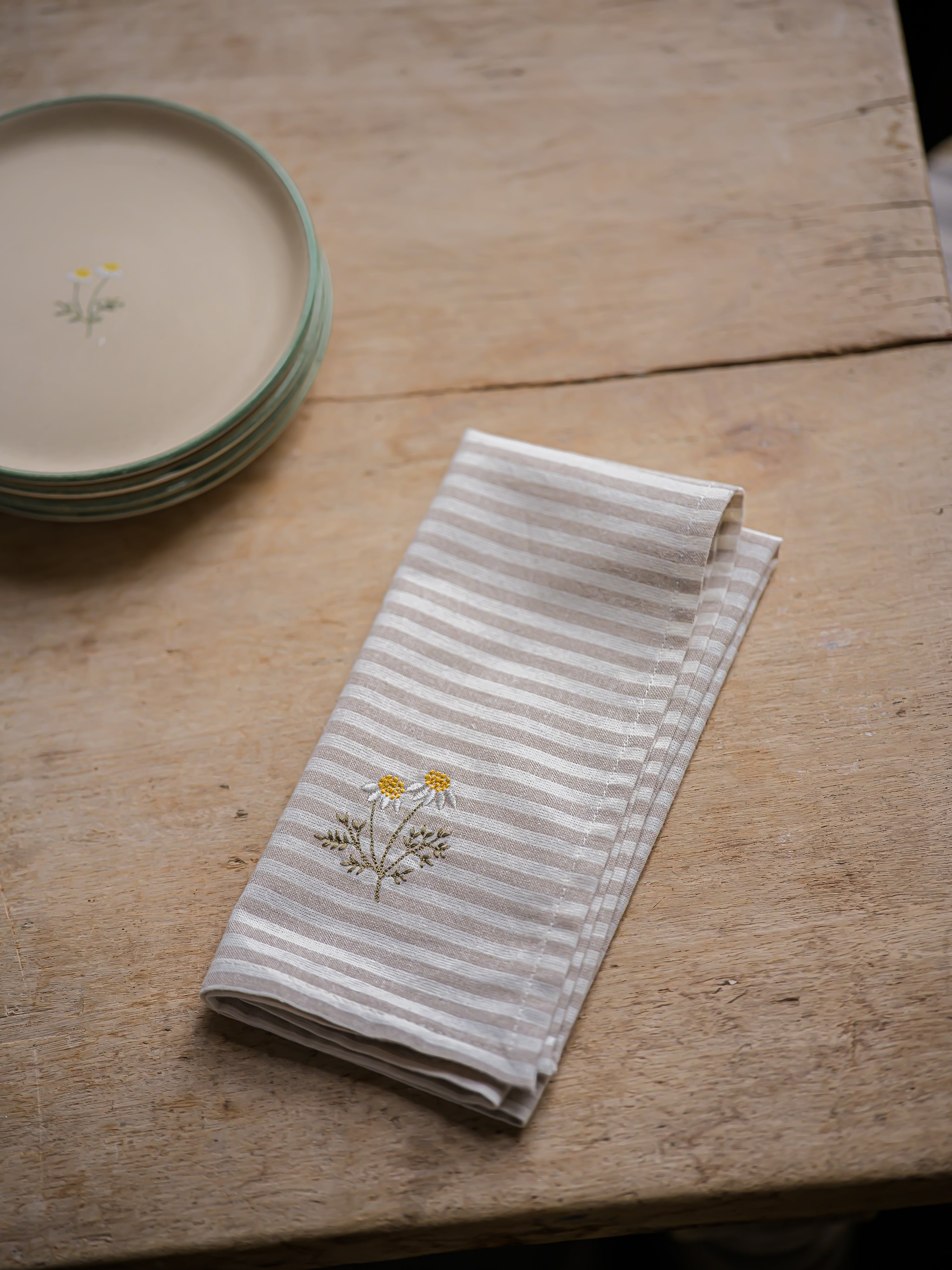 The Kitchen Garden Chamomile Napkins - Set of 4 curated home decor piece by Parkminster Living