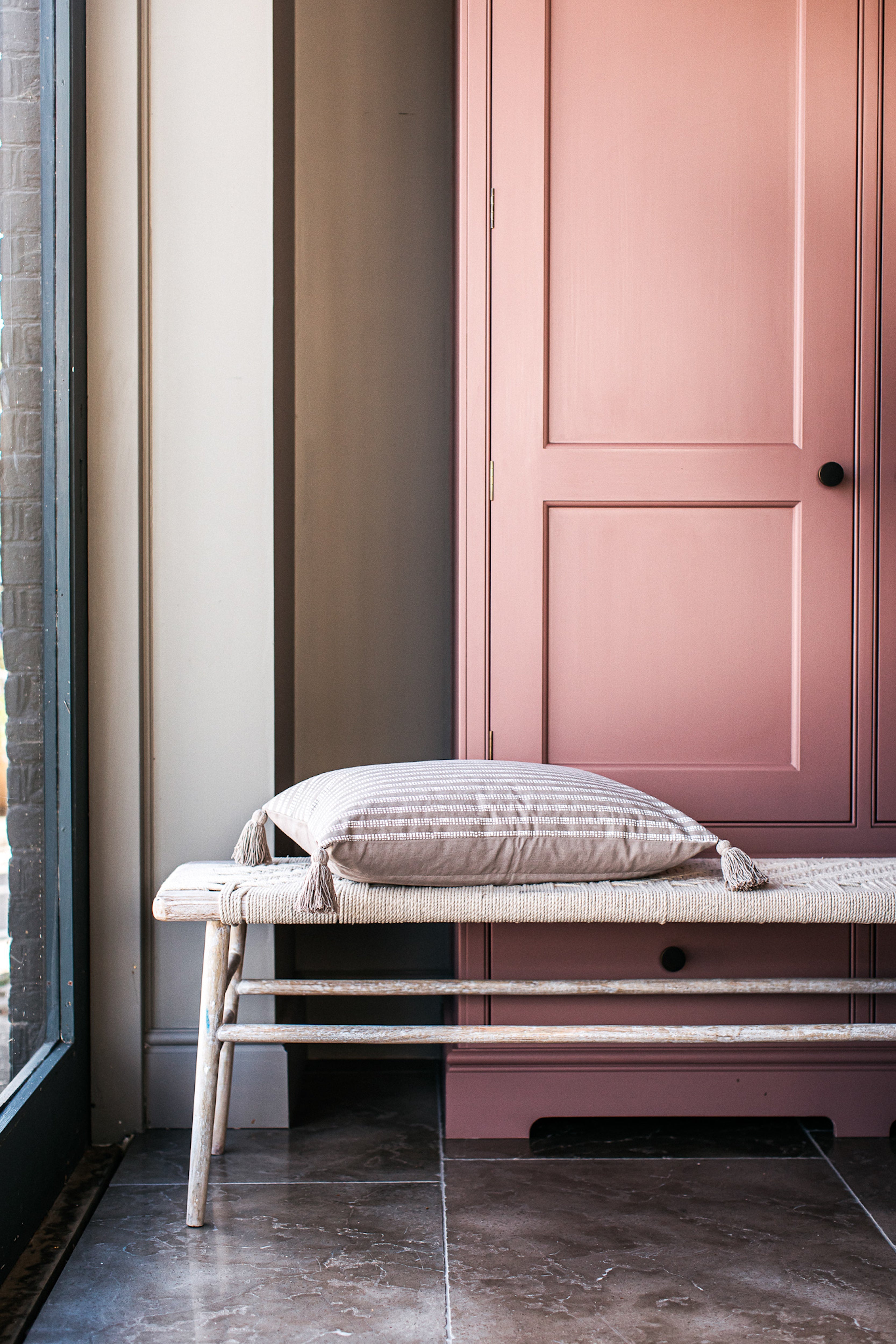 Hand Painted Botanic Tea Light/Dip Bowl - Taupe home decor piece curated by Parkminster Living