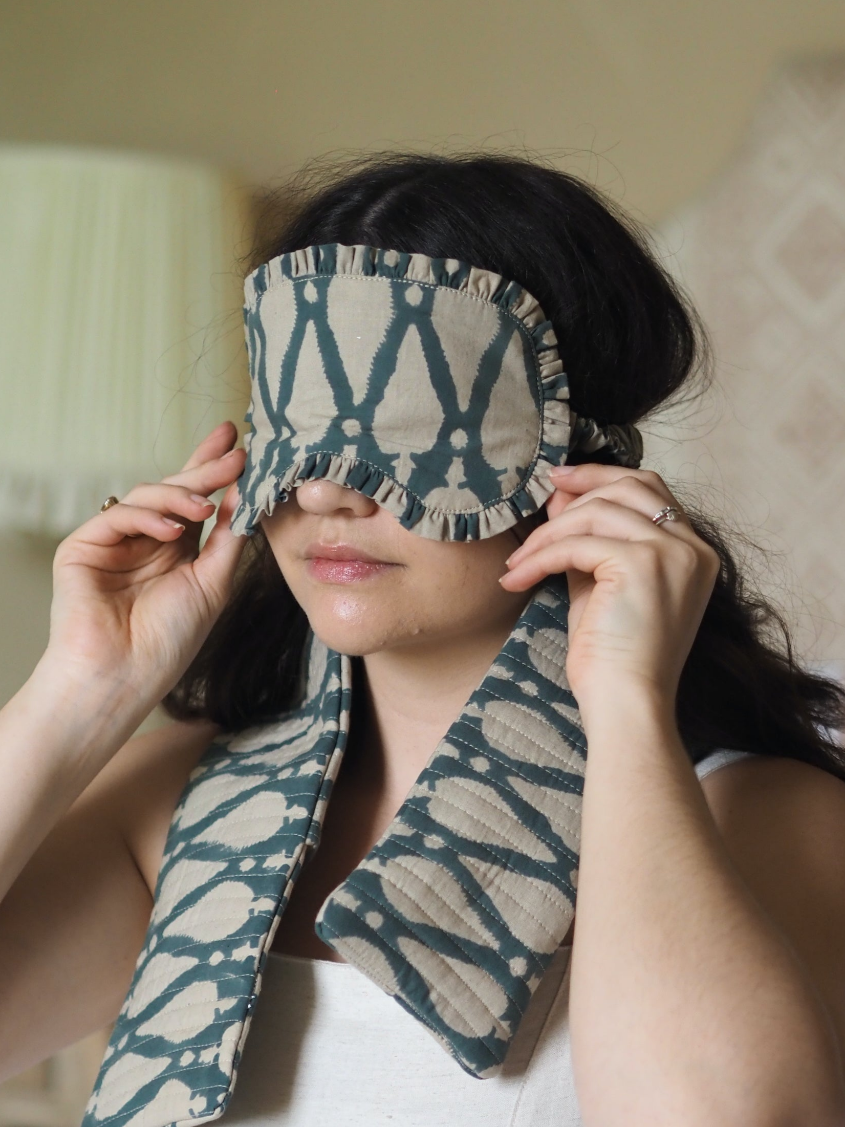 Hemstitch Coasters - Natural home decor piece curated by Parkminster Living