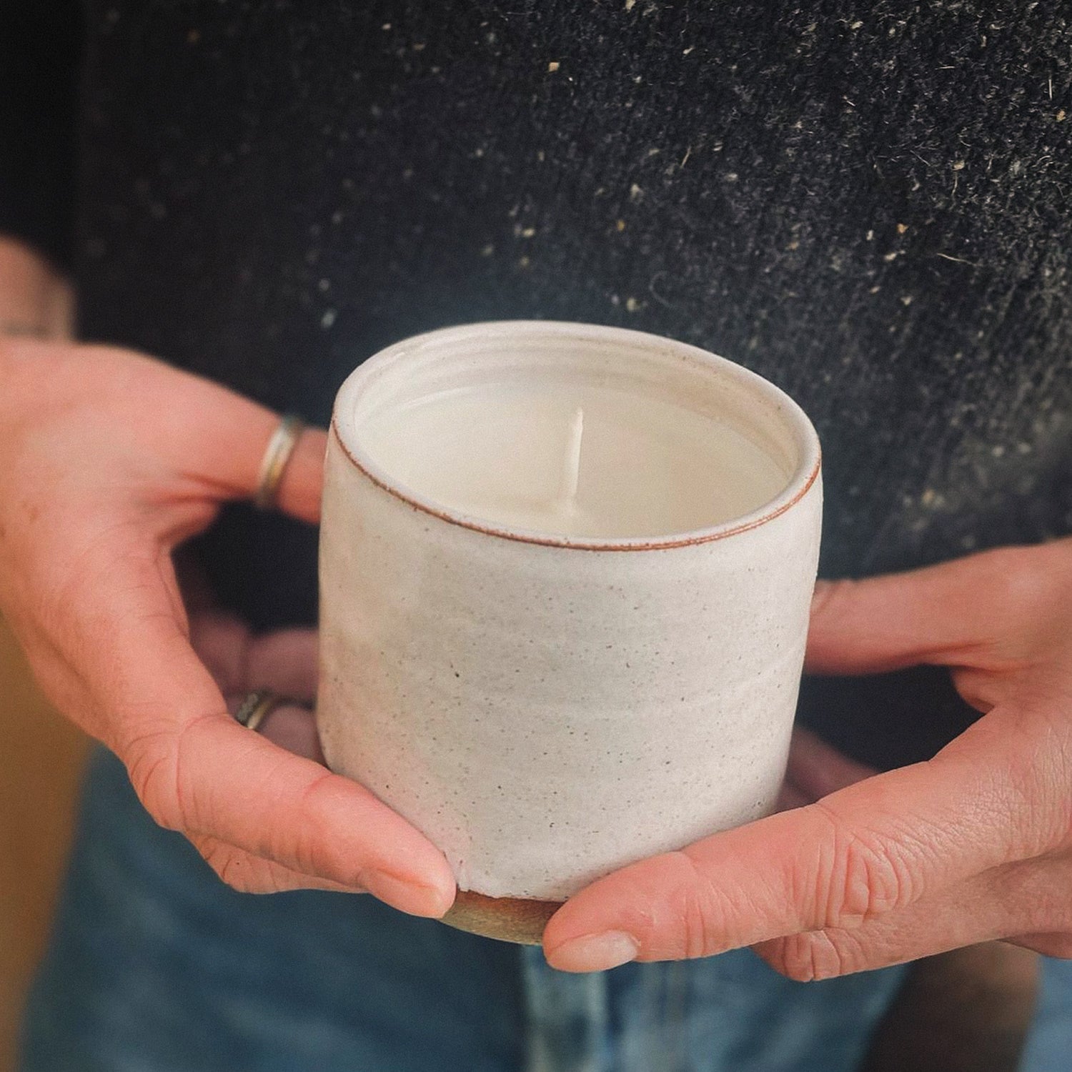 Ceramic Pot Candle with ECeramics UK - Kiln Collection