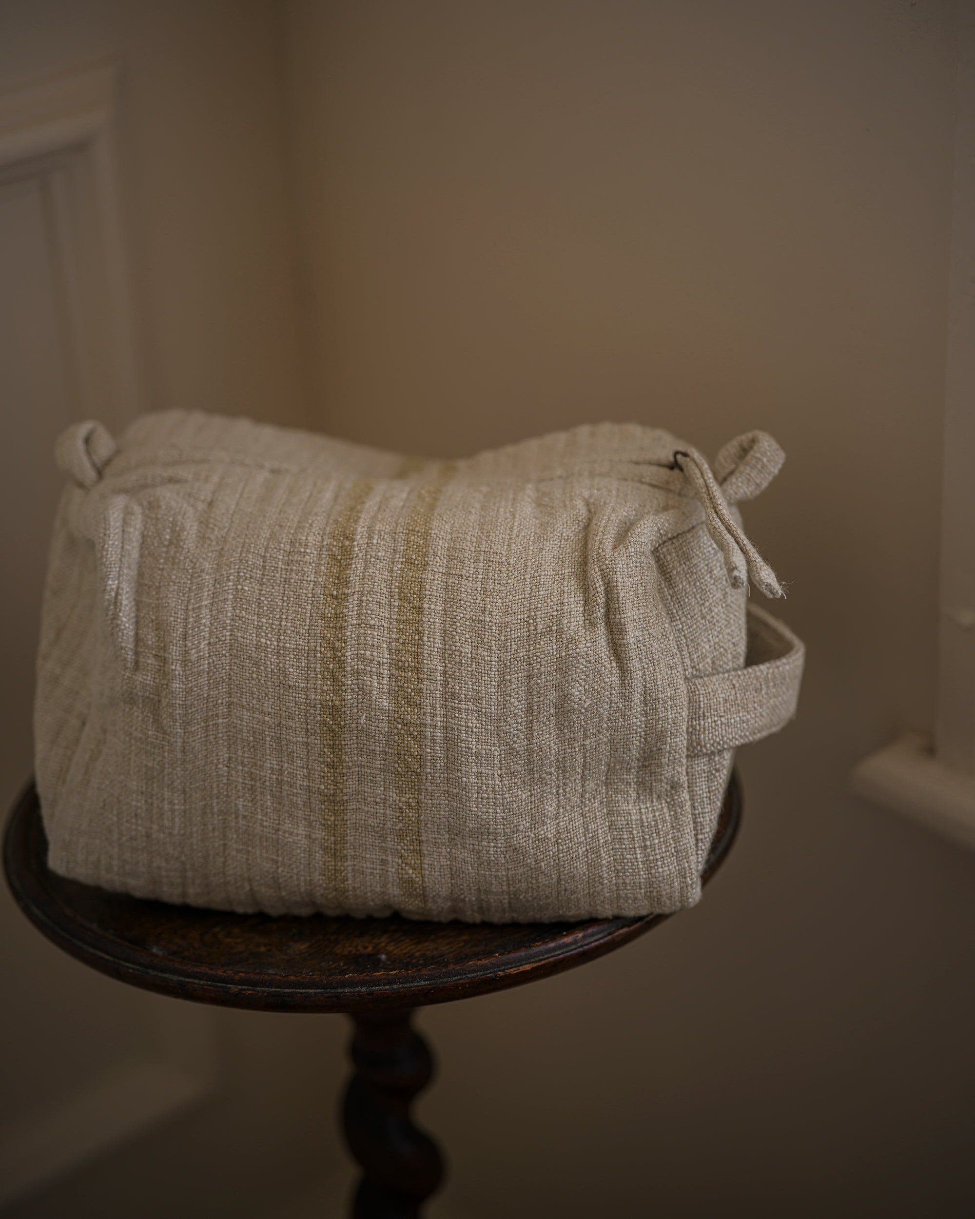 Timeless Linen Wash Bag - Antique - Cream curated home decor piece by Parkminster Living