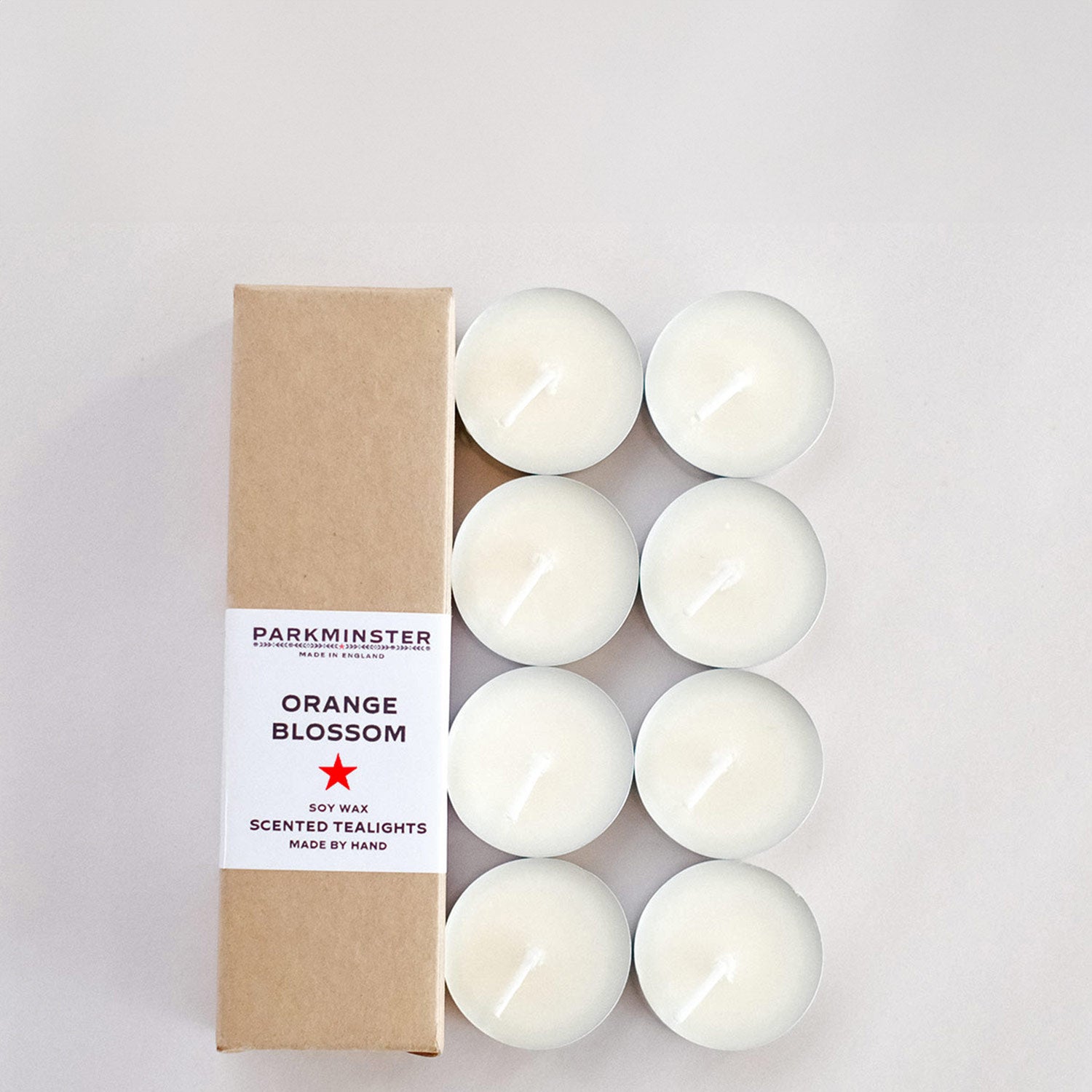 Tealight Candles - Soy Wax & Natural Fragrances - 8 tealights in each pack - Parkminster Home Fragrance Company