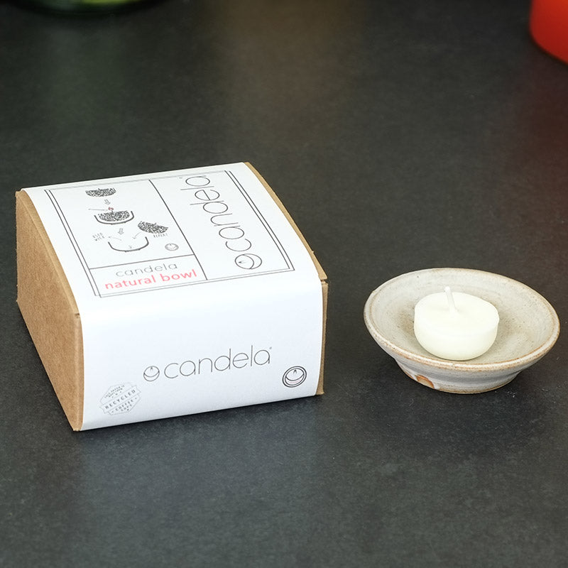 Your Candela bowl will come wrapped packed in a neatly designed box. We try to minimise our impact on the environment so our packaging will contain no plastics and is made of recycled paper and fully recyclable. The printed wrap around the box is made from recycled coffee cups. - Parkminster