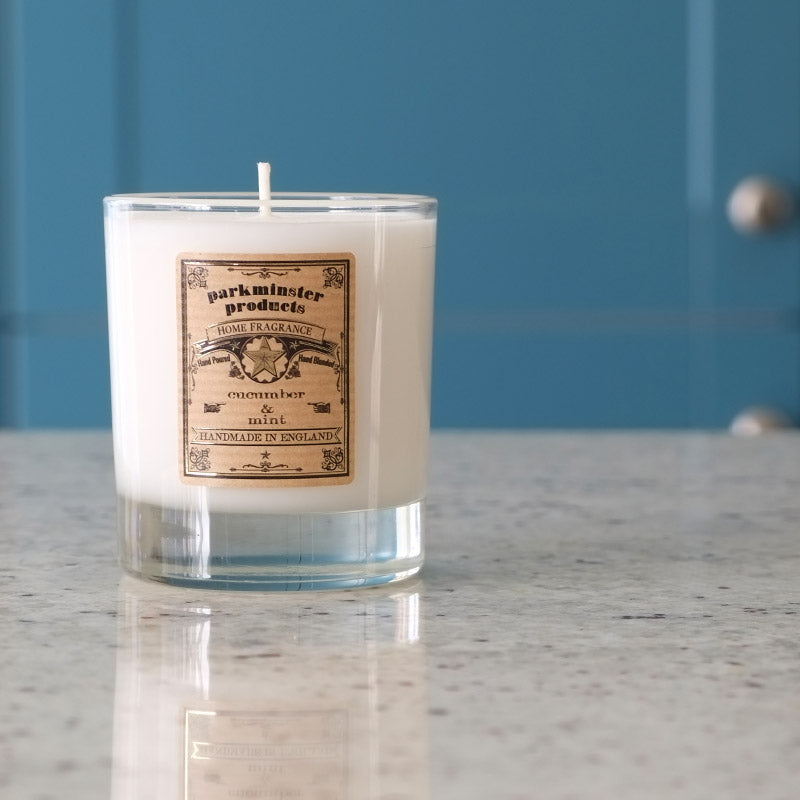 Cucumber & Mint - Large Votive Candle - 300g / 11 oz ℮ - Parkminster Products - Beautifully Scented Candles & Reed Diffusers for the Home