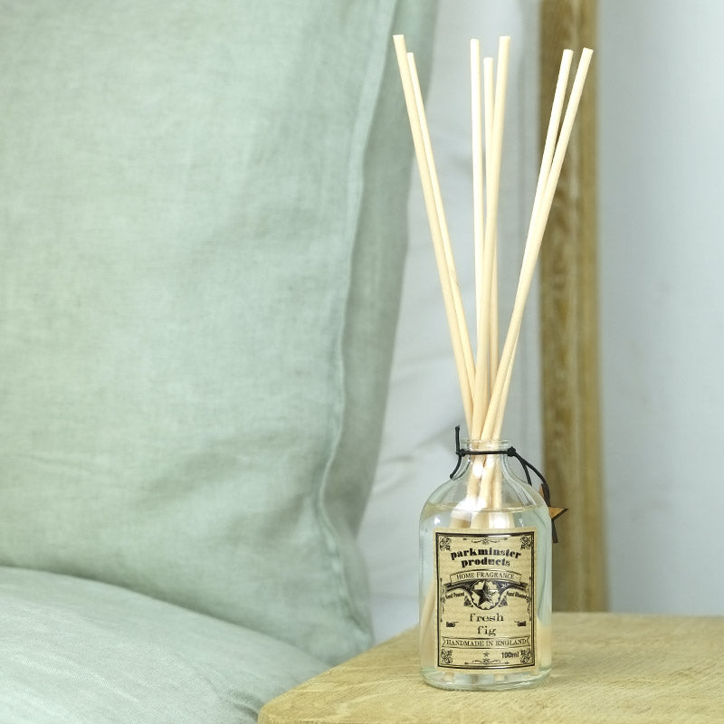 Our Number One Scent - Parkminster FRESH FIG scented Reed Diffuser 100ml 3.3fl oz Hand Blended and Hand Poured in Cornwall Sussex