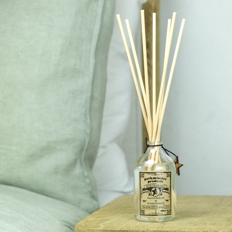 Lavender & Rosemary Parkminster scented Reed Diffuser 100ml 3.3fl oz Hand Blended and Hand Poured in Cornwall Sussex