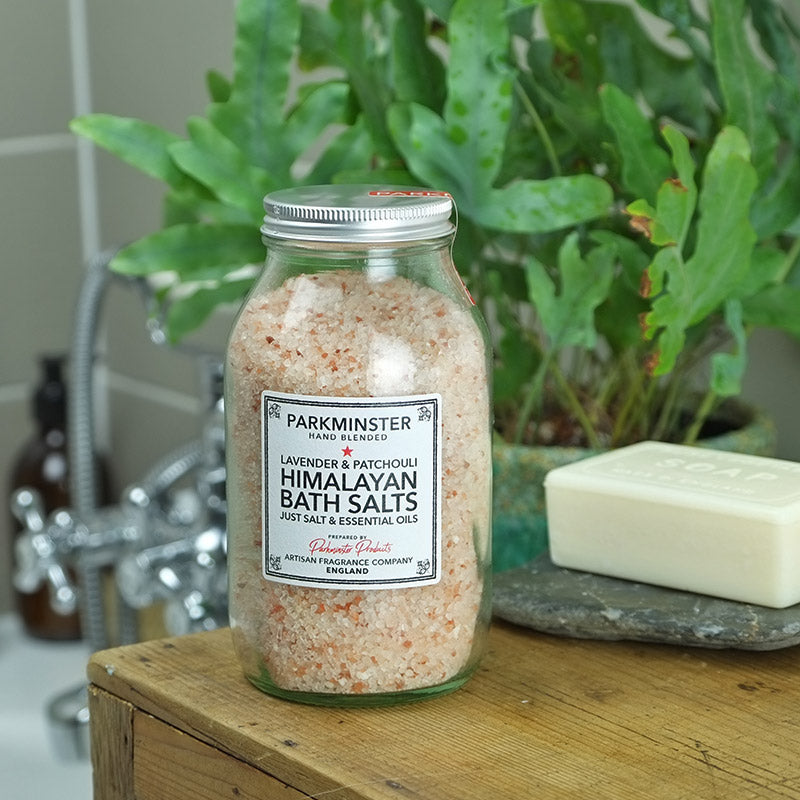 Parkminster Himalayan Bath Salts - Just Natural Salt & Essential Oils - Nothing Else - 575g