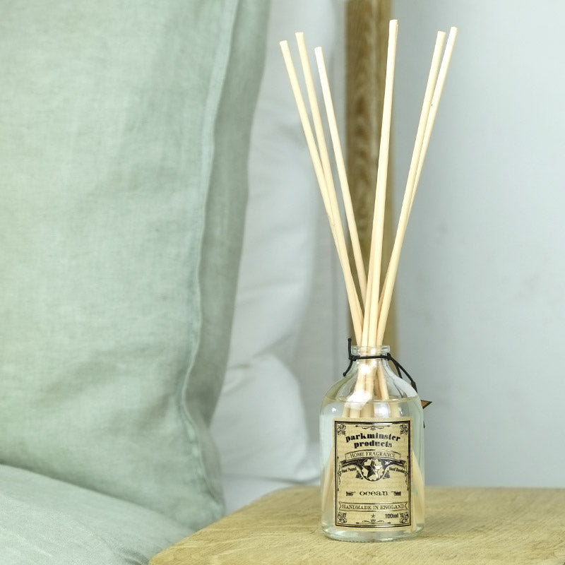 Parkminster Ocean scented Reed Diffuser 100ml 3.3fl oz Hand Blended and Hand Poured in Cornwall Sussex