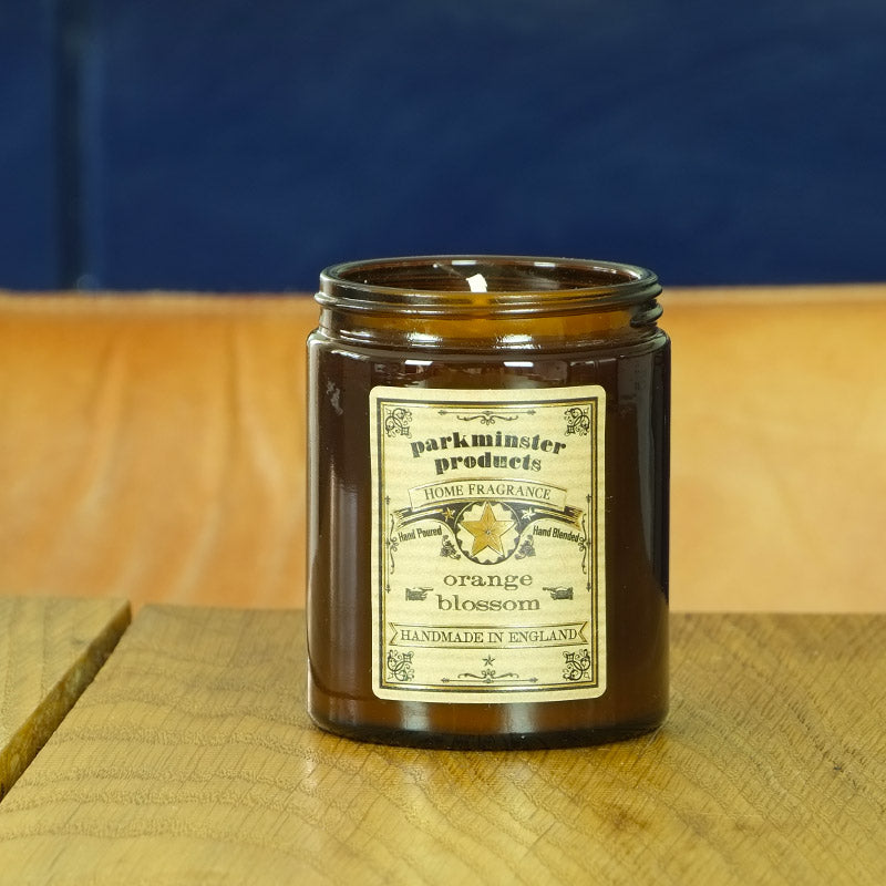 Orange Blossom Scented Jar Candle 180g - Parkminster Home Fragrance Company - Made in England