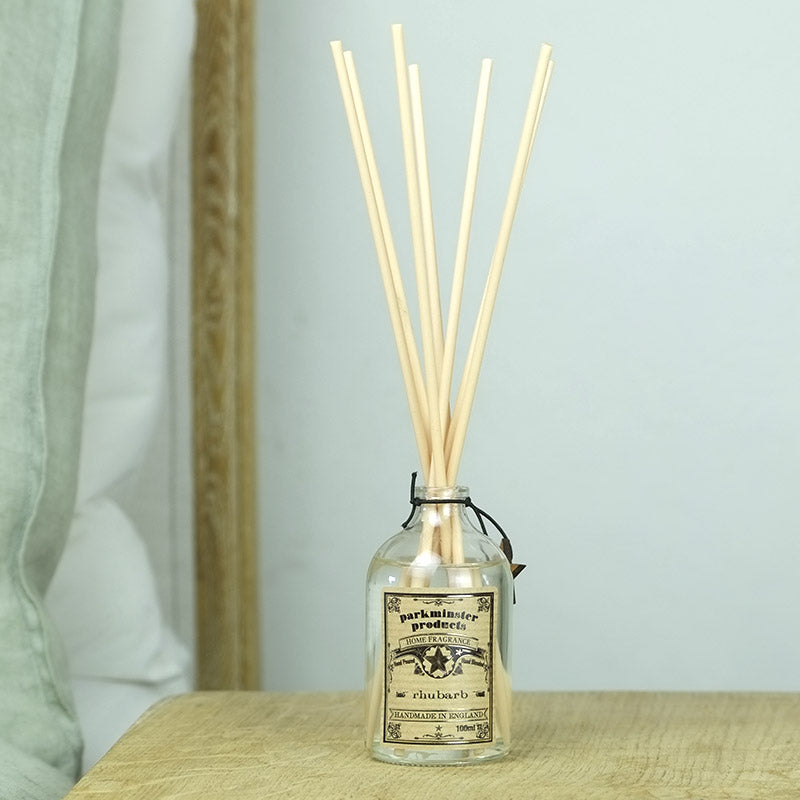 Parkminster Rhubarb scented Reed Diffuser 100ml 3.3fl oz Hand Blended and Hand Poured in Cornwall Sussex